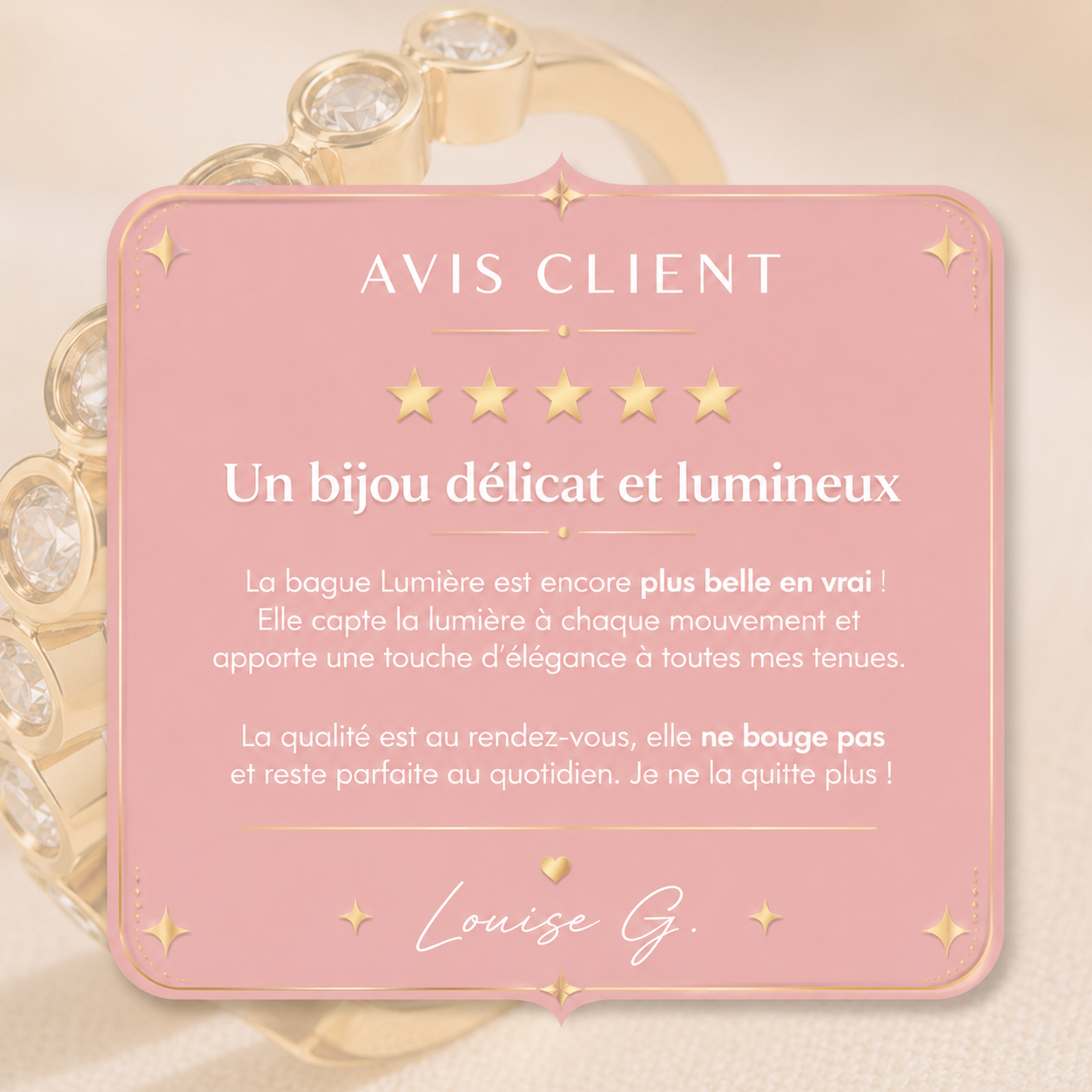 Bague Lumière